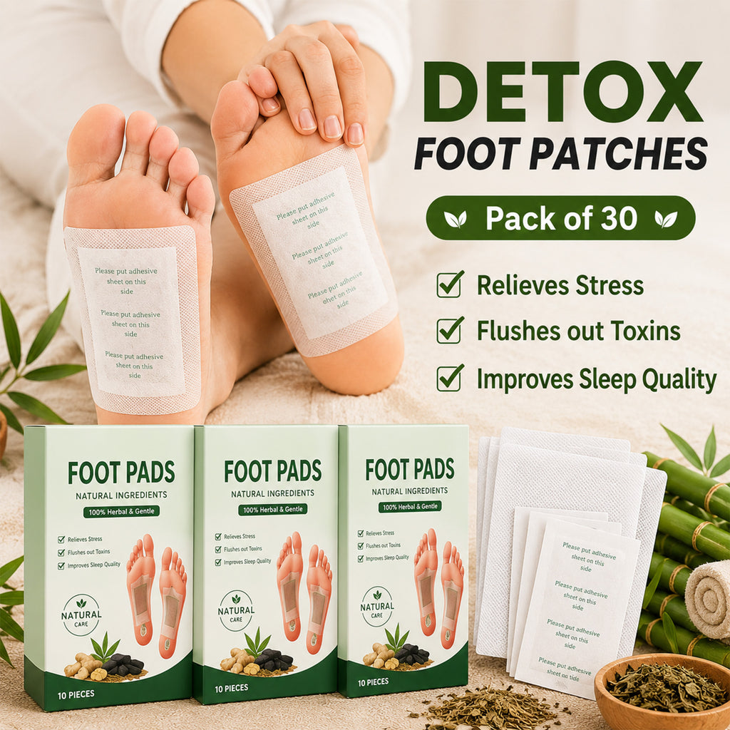 100% Herbal & Gentle Ingredient Detox Foot Pads
