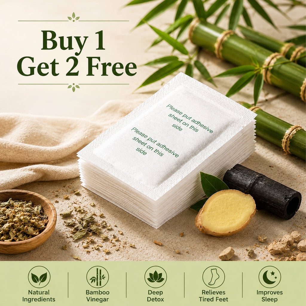 100% Herbal & Gentle Ingredient Detox Foot Pads