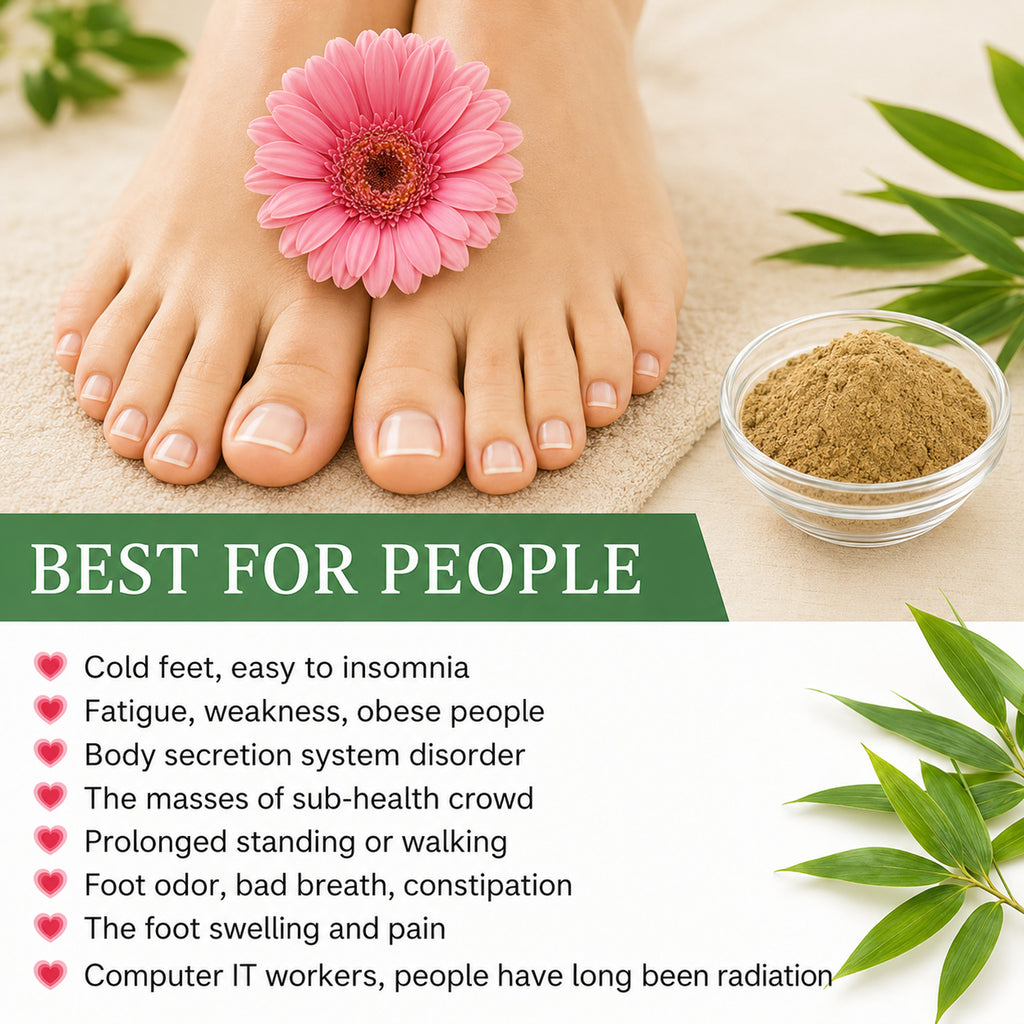 100% Herbal & Gentle Ingredient Detox Foot Pads